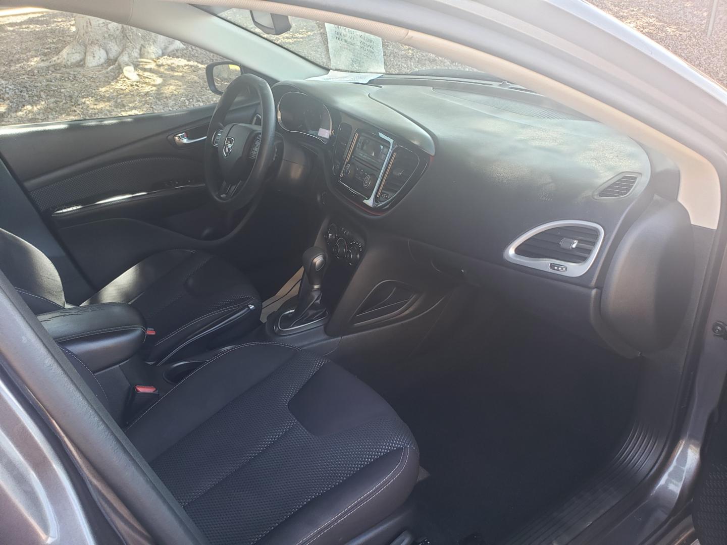 2015 /gray and black Dodge Dart SXT (1C3CDFBB5FD) with an 2.4L L4 DOHC 16V engine, 4-Speed Automatic transmission, located at 323 E Dunlap Ave., Phoenix, AZ, 85020, (602) 331-9000, 33.567677, -112.069000 - 2015 Dodge Dart,...... A Real Must See!!.... No accidents, Power everything, Ice cold ac, Clean Gray and Black interior with Black cloth seats in near perfect condition, power windows, power door locks, Stereo/CD Player, Phone sync, Bluetooth, clean Arizona title, Runs and Drives Excellent. Very cle - Photo#13